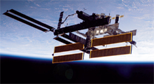 ISS (International Space Station). NASA/courtesy of nasaimages.org