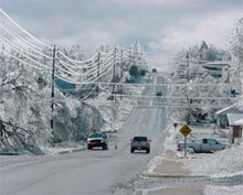 Ice  Storm in Springfield, Missouri (2008)