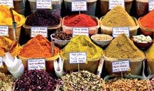 Spice stall in Istanbul’s market