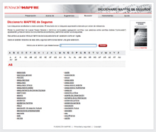 MAPFRE Insurance Dictionary online