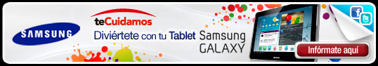 teCuidamos. Diviértete con tu tablet Samsung GALAXY