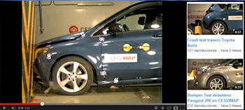 Los crash test de CESVIMAP